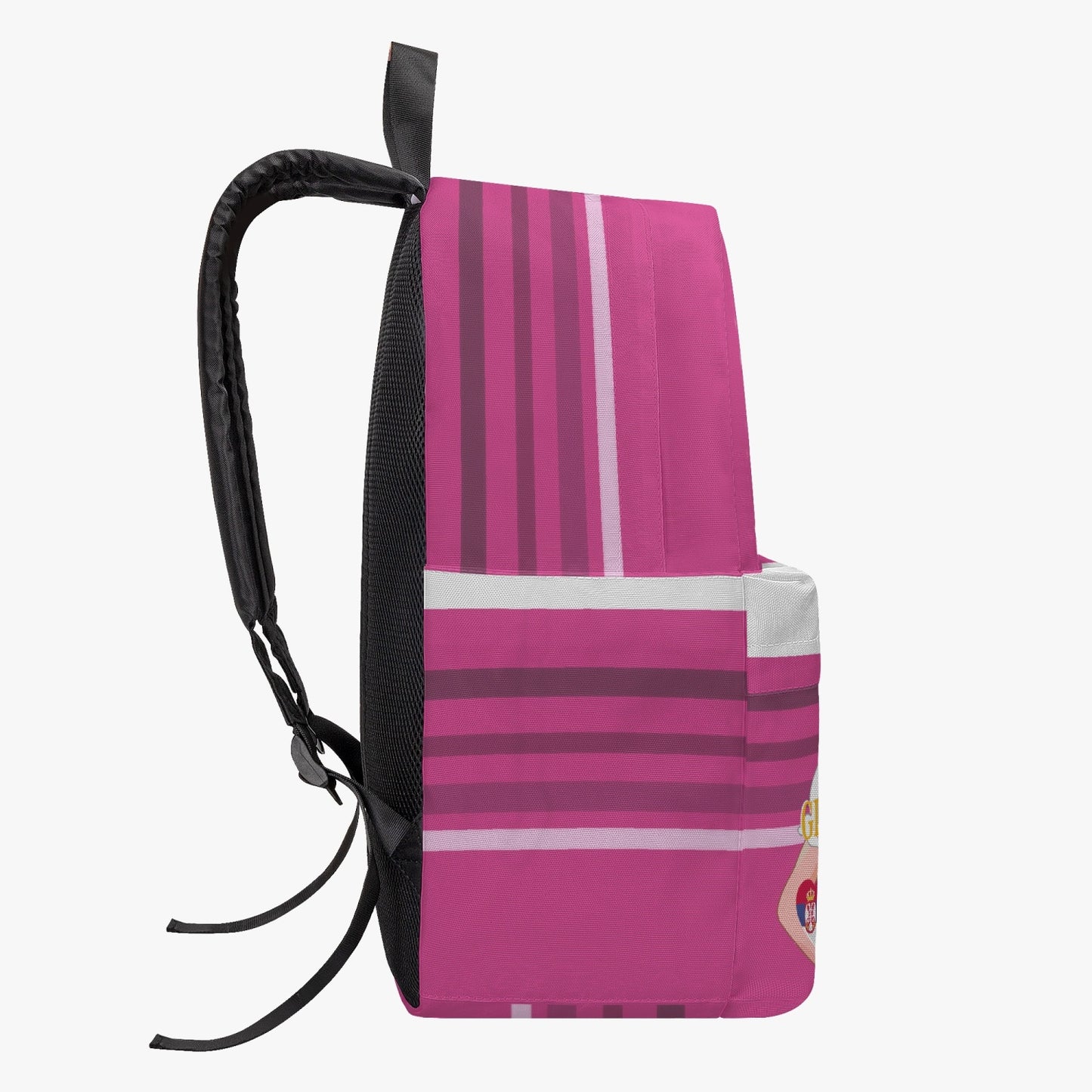 GLOBAL FREEDOM UNITED WOMEN ALBANIA & SERBIA OLD PEACE PINK All-over-print Canvas Backpack