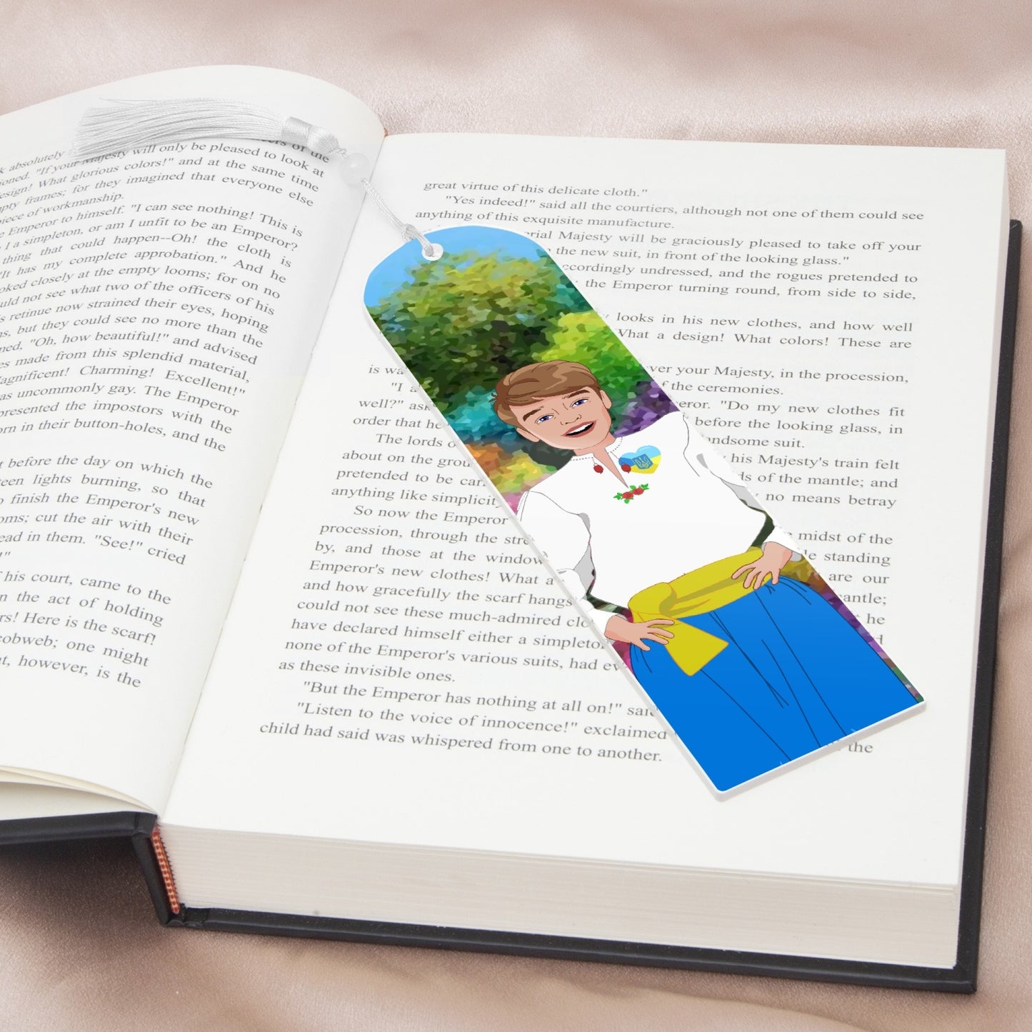 Acrylic Bookmark - Semicircle GLOBAL FREEDOM UNITED© UKRAIN BOY