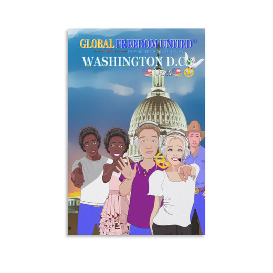 Poster GLOBAL FREEDOM UNITED© Washington D.C.