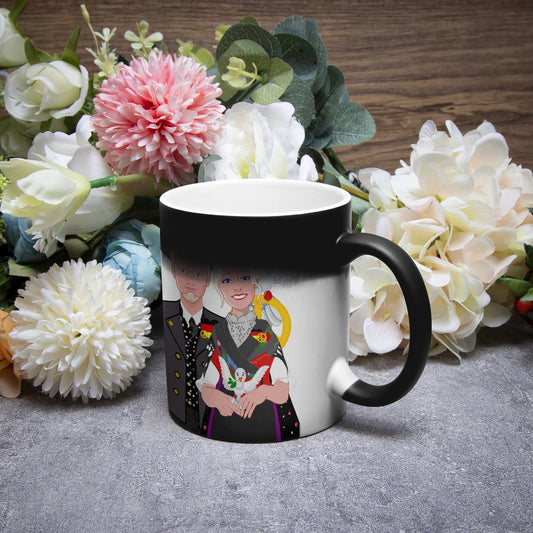 Color Changing Magic Mug GLOBAL FREEDOM UNITED© COUPLE GERMANY TRADITION