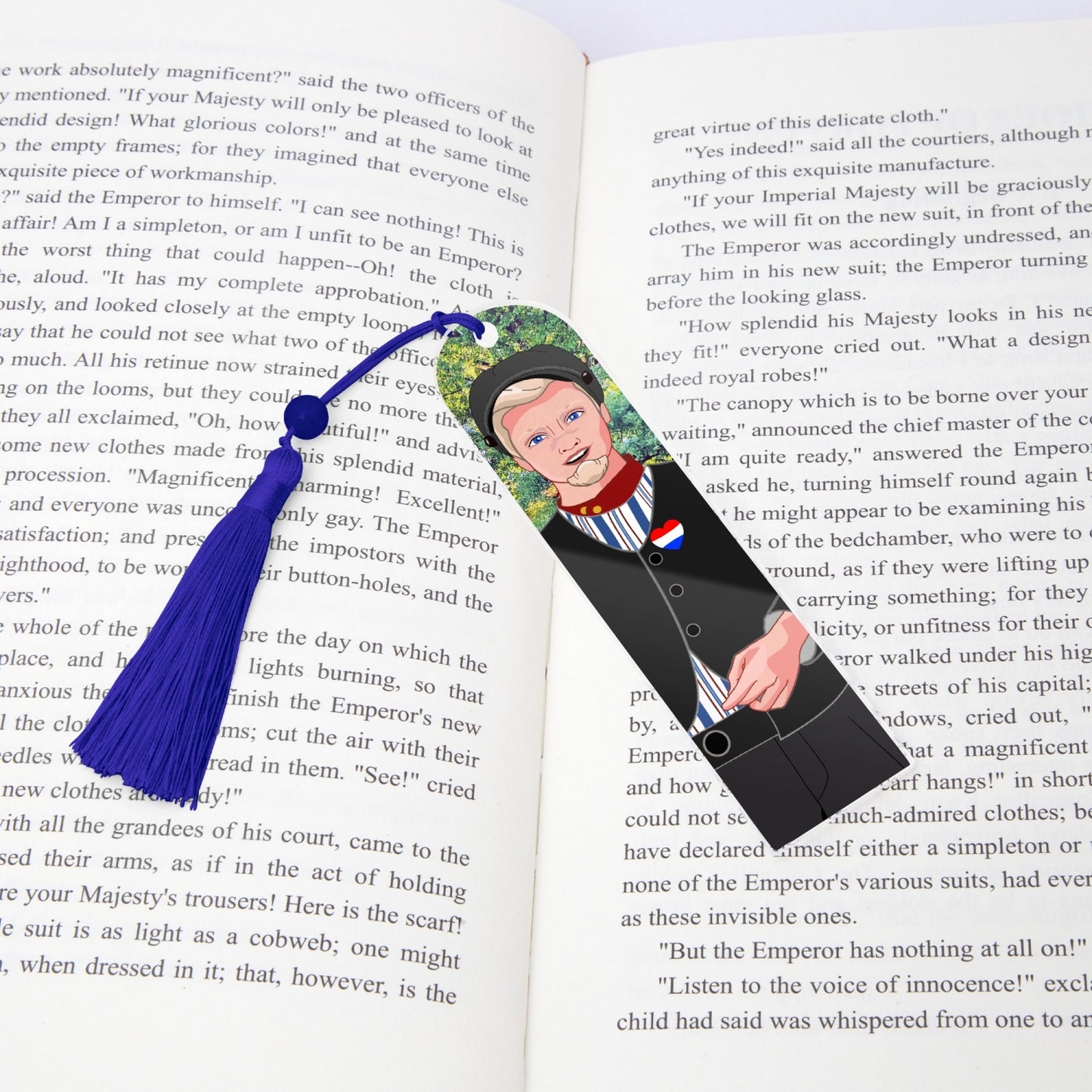 Acrylic Bookmark - Semicircle GLOBAL FREEDOM UNITED© NETHERLAND BOY