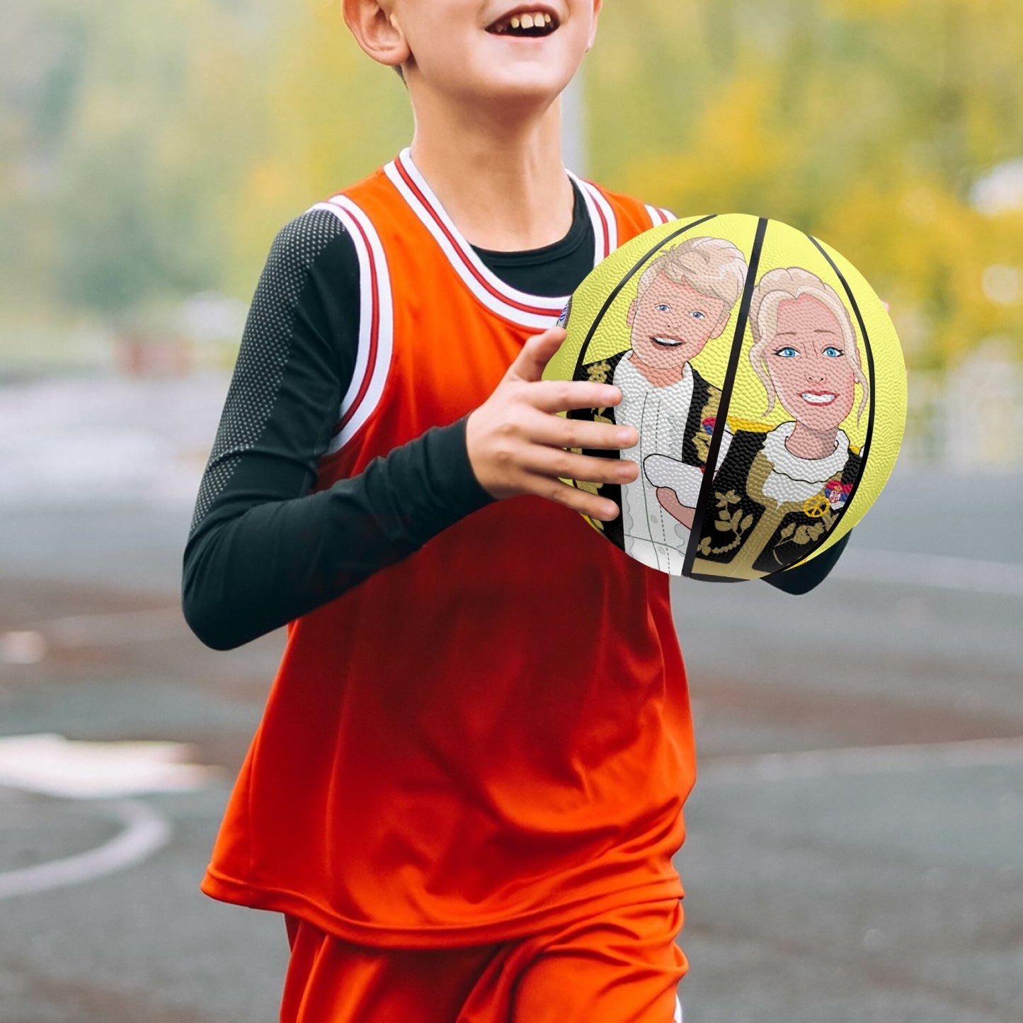 Basketball GLOBAL FREEDOM UNITED COUPLE EDITION SERBIA YELLOW