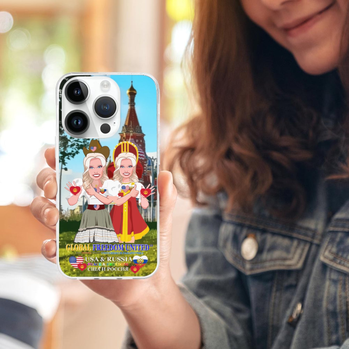 Phone Case GLOBAL FREEDOM UNITED© Women Russia & USA