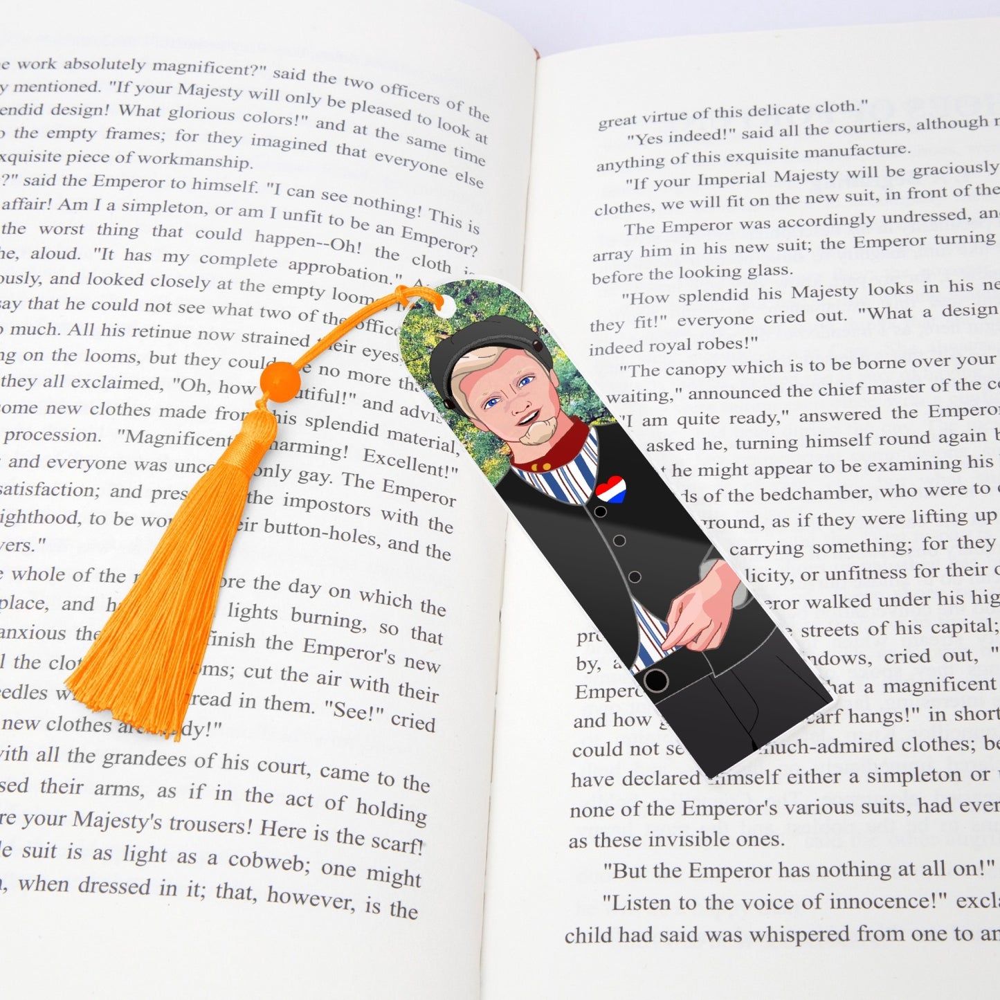 Acrylic Bookmark - Semicircle GLOBAL FREEDOM UNITED© NETHERLAND BOY