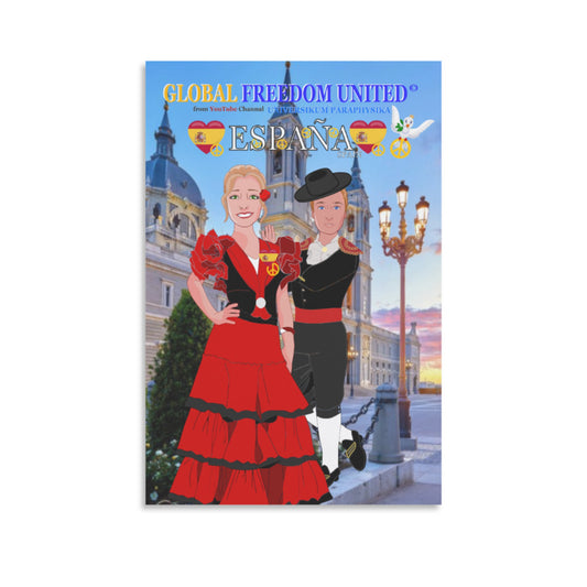 Poster GLOBAL FREEDOM UNITED© Spain