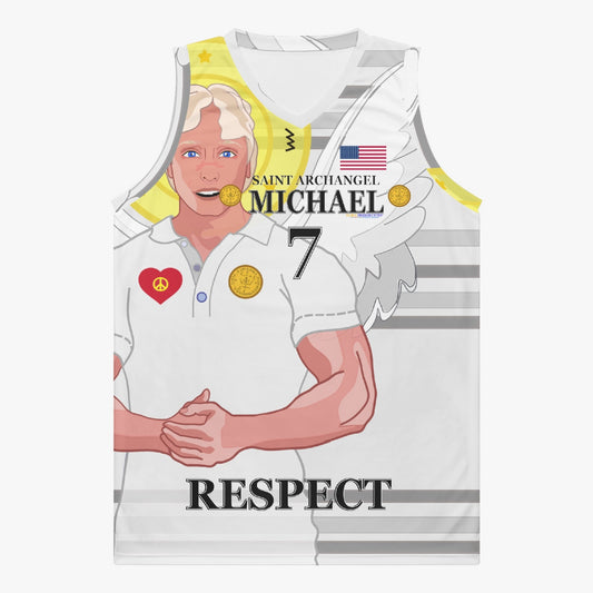 Basketball Jersey GLOBAL FREEDOM UNITED ARCHANGEL MICHAEL USA 7