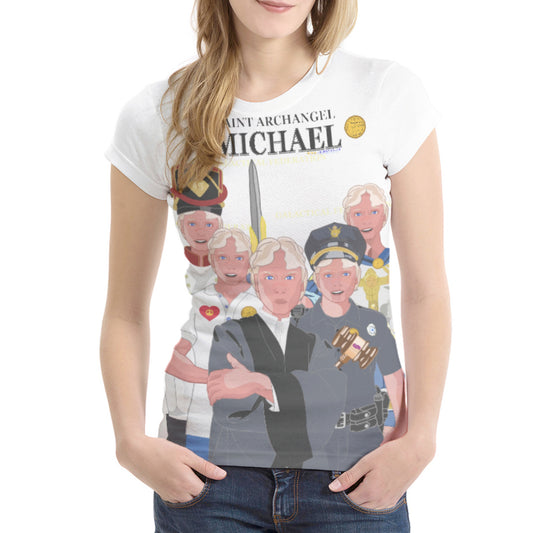 Women´s T-shirt 1 GLOBAL FREEDOM UNITED© Archangel Michael Big2