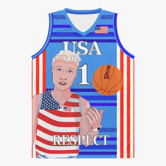 Basketball Jersey GLOBAL FREEDOM UNITED©  COUPLE EDITION USA V1 1