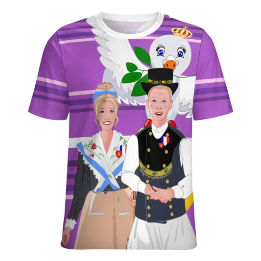 Women´s T-shirt GLOBAL FREEDOM UNITED© Couple French Lilac