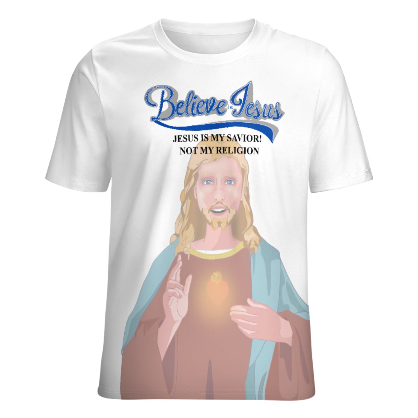 Women´s T-shirt  Wight  GLOBAL FREEDOM UNITED© Jesus Is My Savior V2