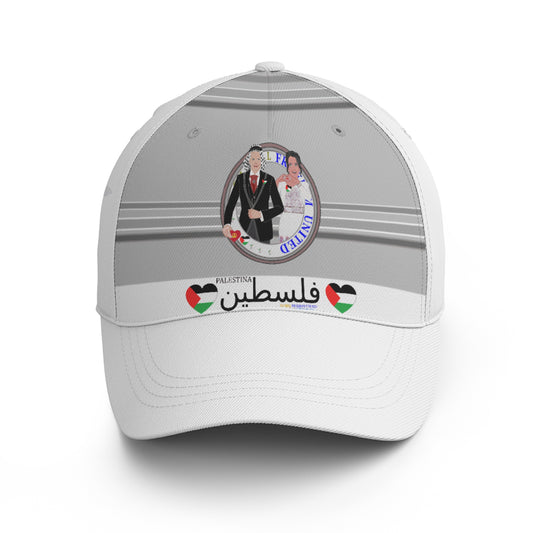Basketball Cap GLOBAL FREEDOM UNITED© Couple Palestina Grey