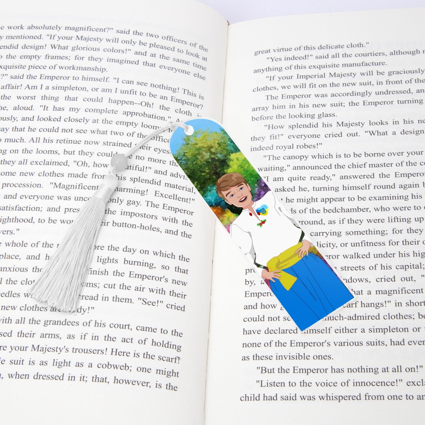 Acrylic Bookmark - Semicircle GLOBAL FREEDOM UNITED© UKRAIN BOY