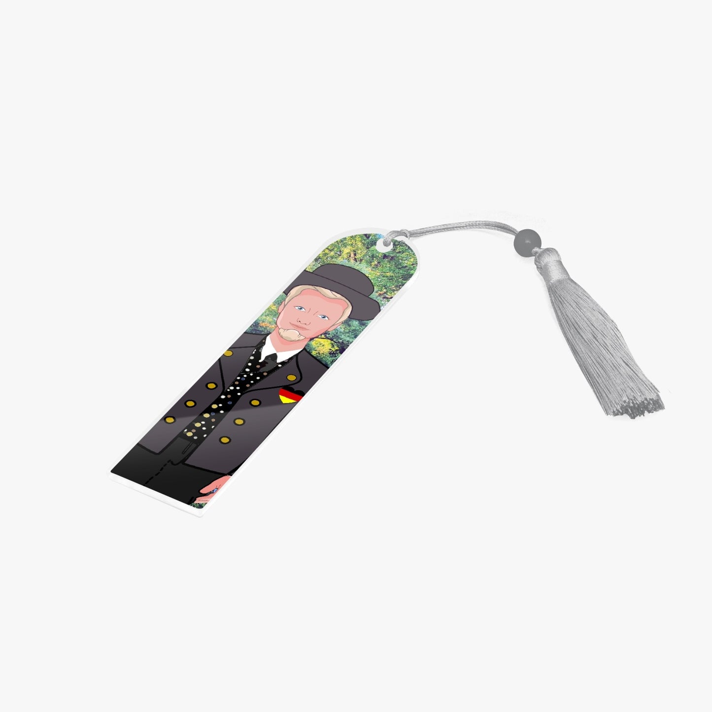 Acrylic Bookmark - Semicircle GLOBAL FREEDOM UNITED© GERMAN BOY
