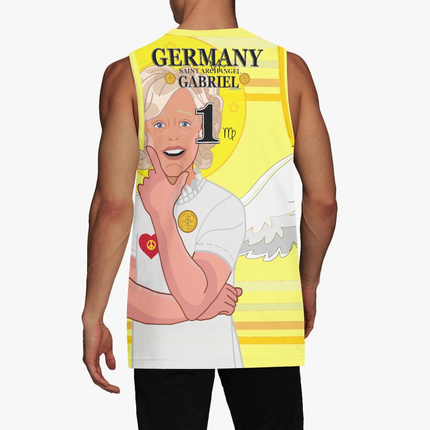Basketball Jersey GLOBAL FREEDOM UNITED ARCHANGEL GABRIEL GERMANY 1