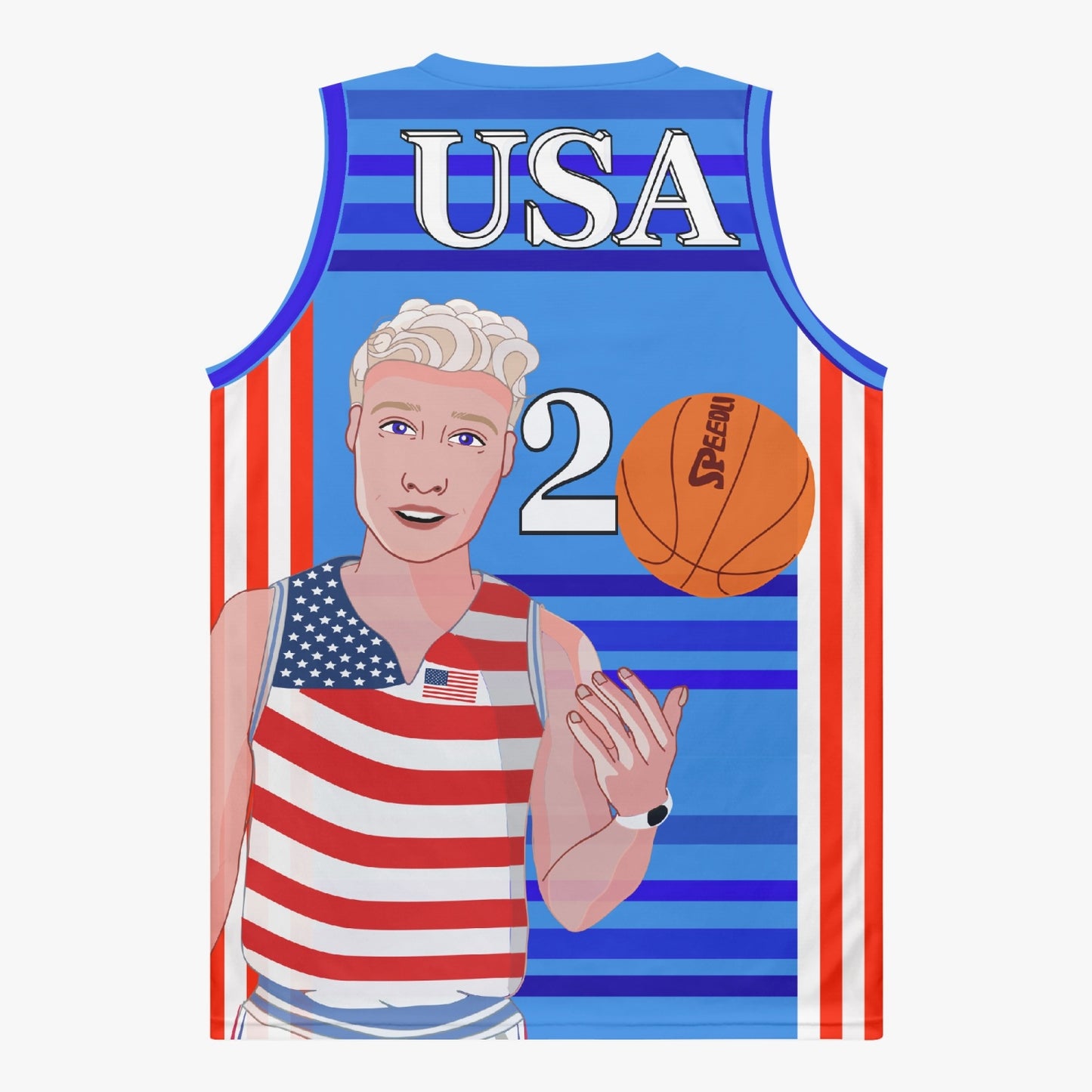 Basketball Jersey GLOBAL FREEDOM UNITED©  COUPLE EDITION USA V1 2