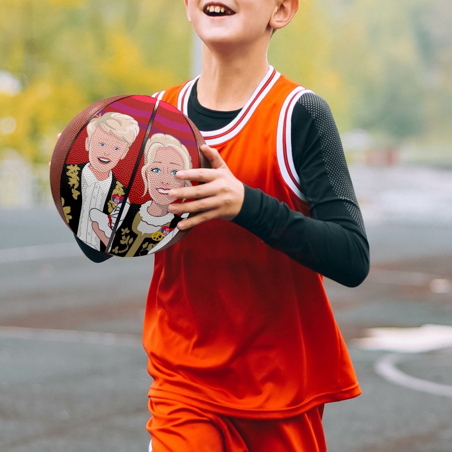 Basketball GLOBAL FREEDOM UNITED COUPLE EDITION SERBIA RED