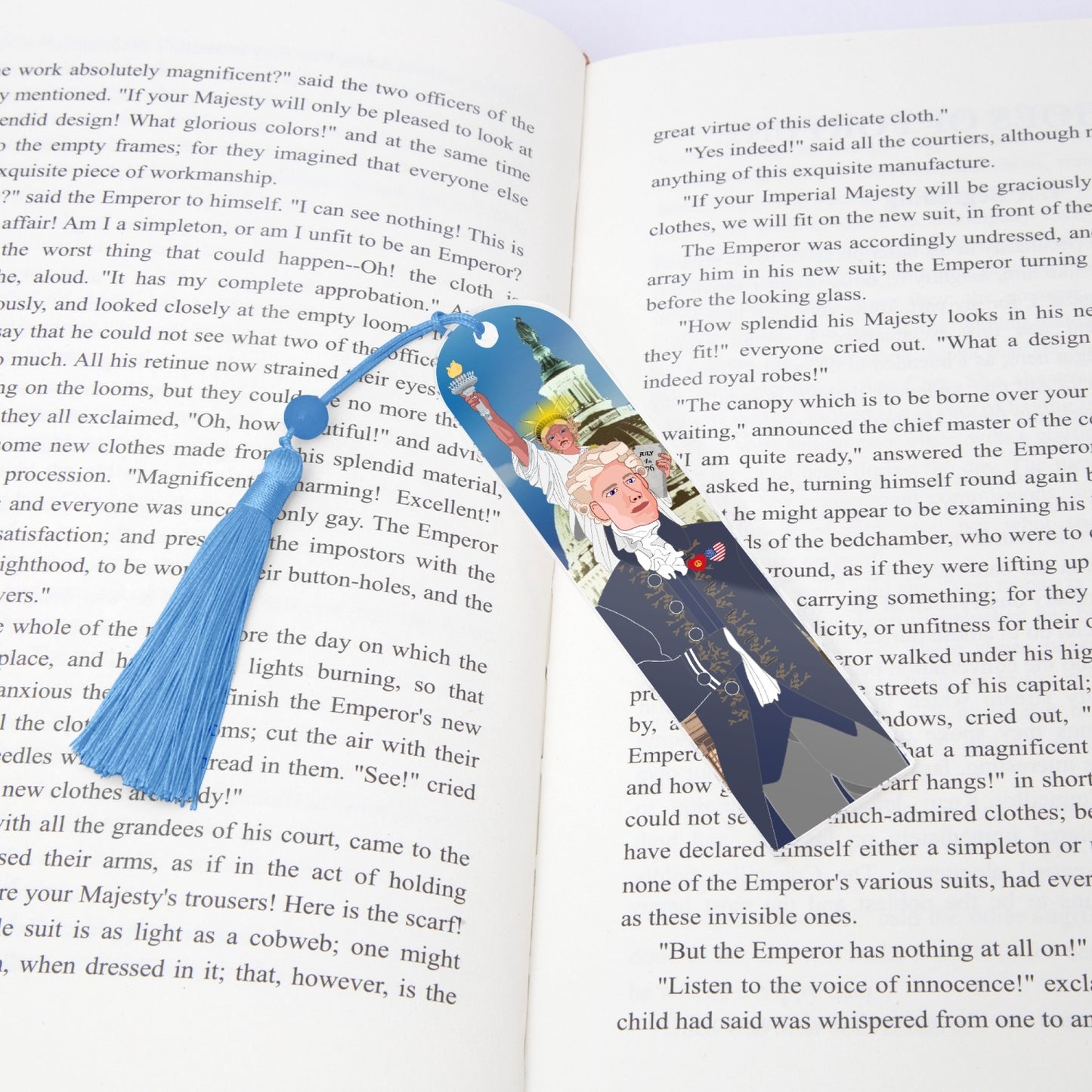 Acrylic Bookmark - Semicircle GLOBAL FREEDOM UNITED© USA BOY V3