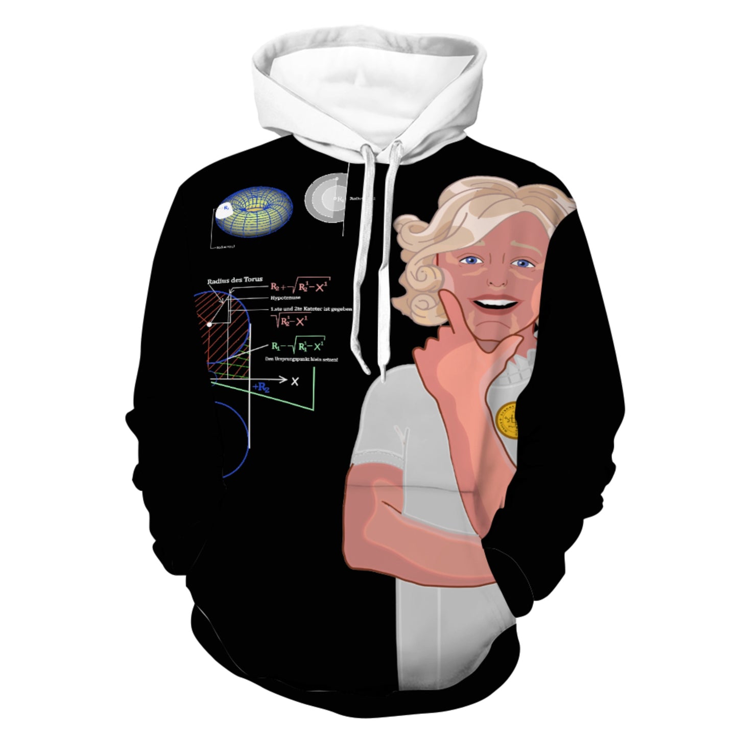 Hoodie Global Freedom United© Sacred Mathematics Torus