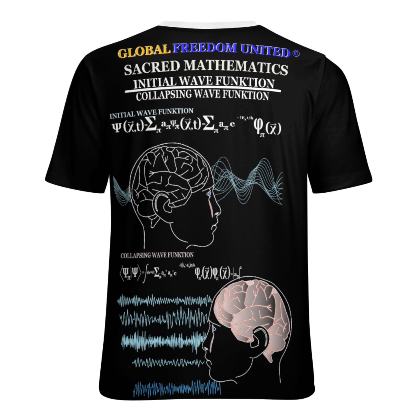Women´s T-shirt Global Freedom United© Sacred Mathematics Wave Function