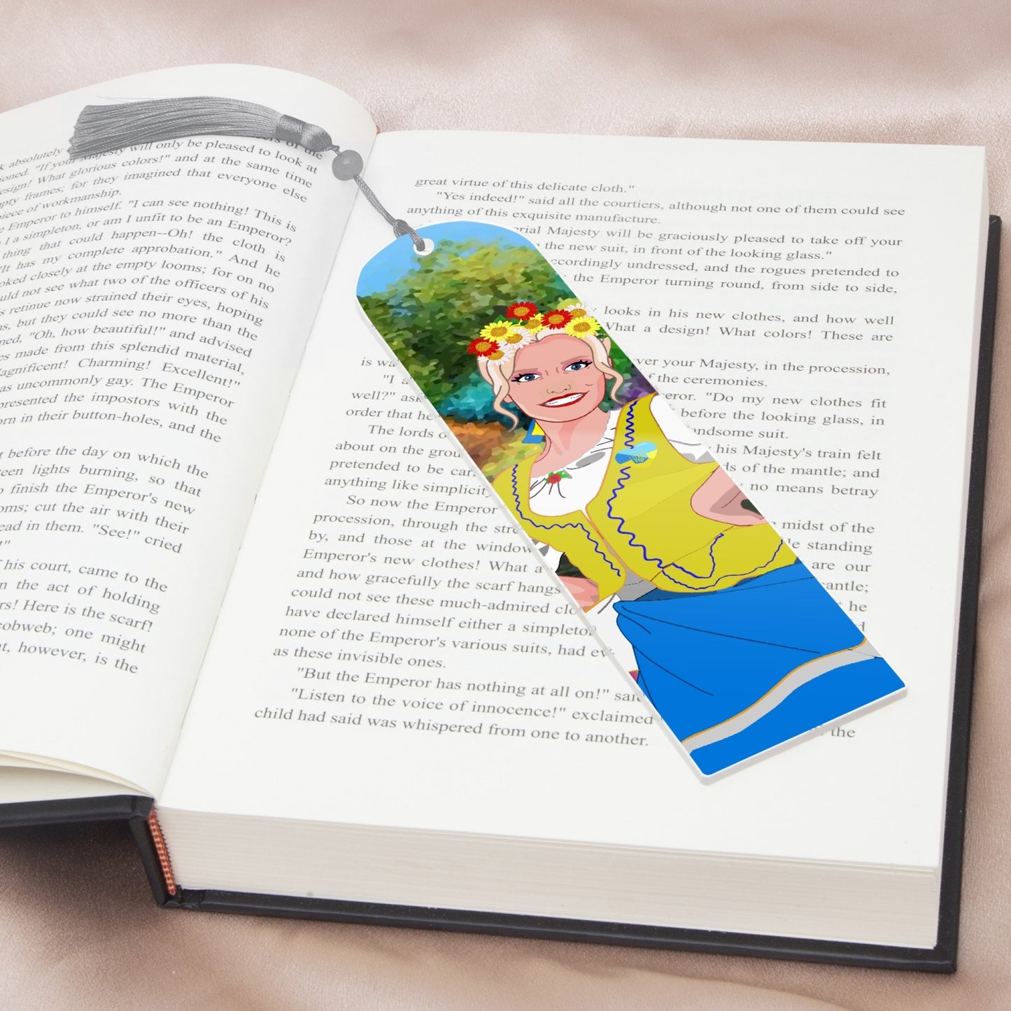 Acrylic Bookmark - Semicircle GLOBAL FREEDOM UNITED© UKRAIN GIRL