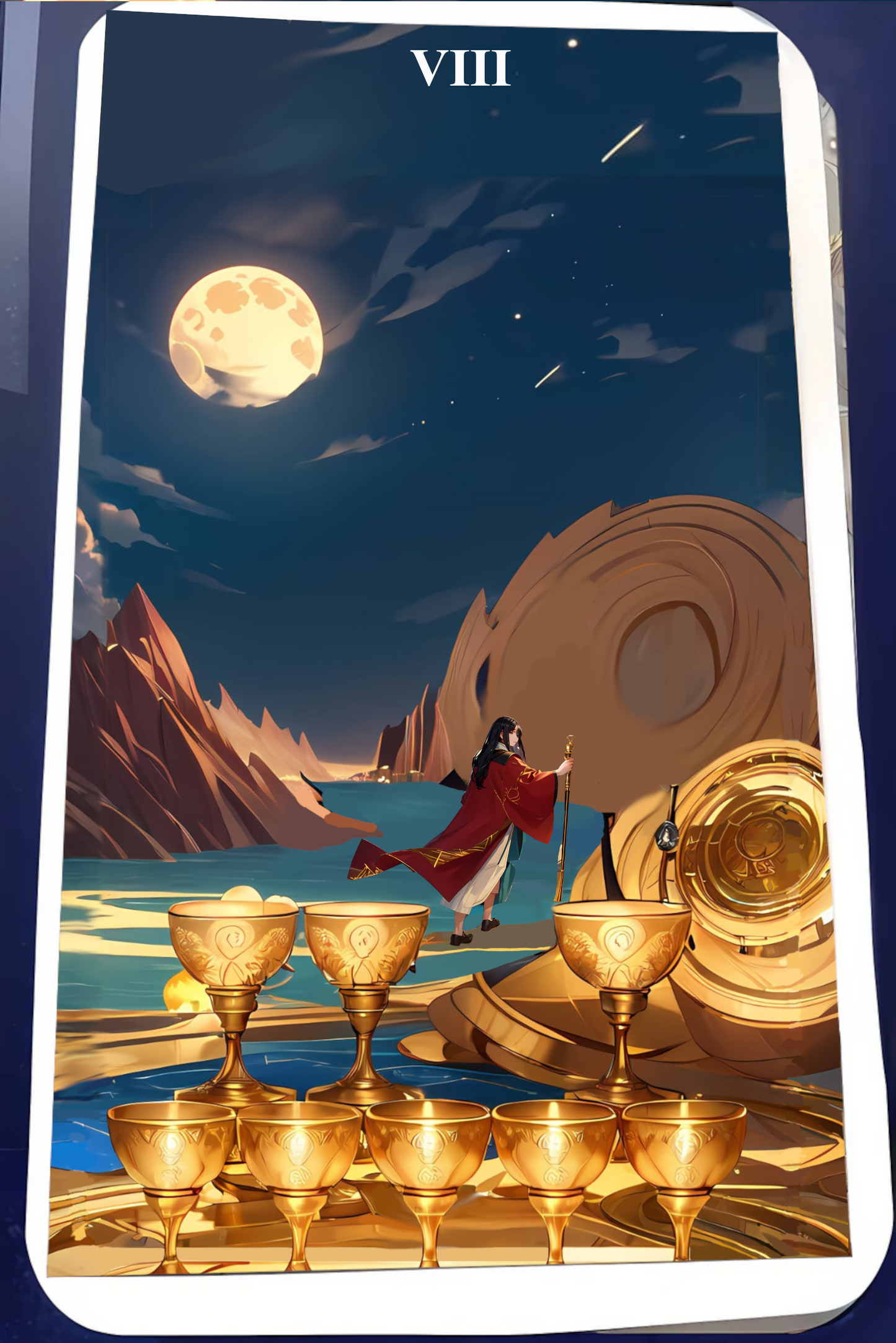 Kartendeck Tarot Anime Kelche