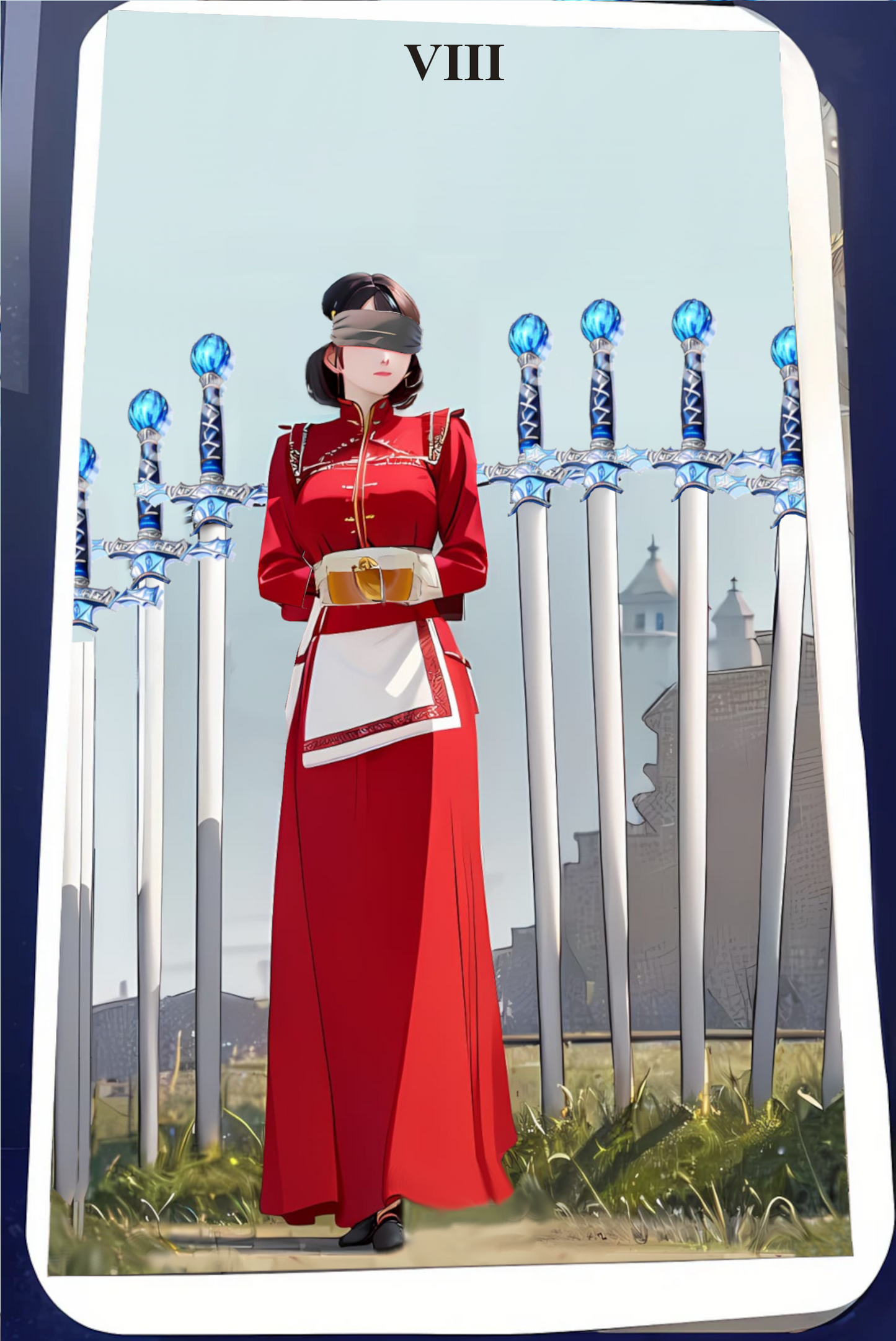 Kartendeck Tarot Anime Schwerter