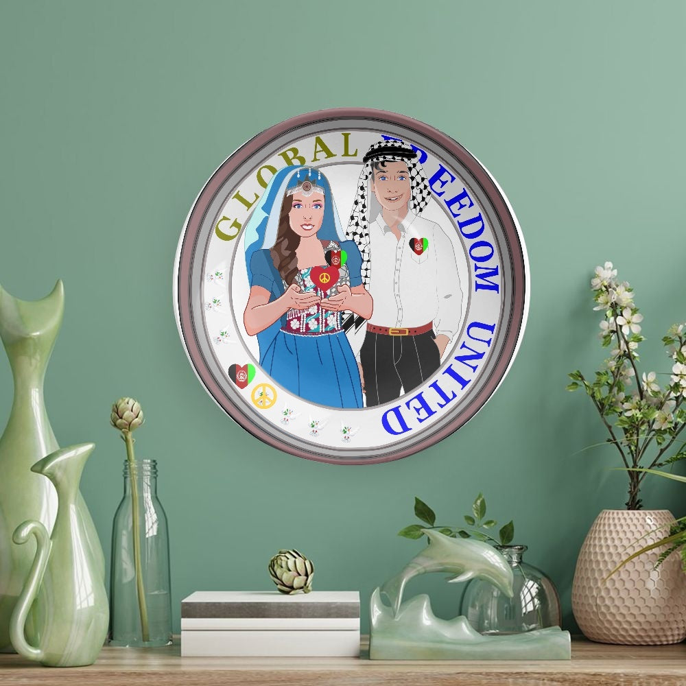 GLOBAL FREEDOM UNITED© Couple Afghanistan Ceramic Decorative Plates