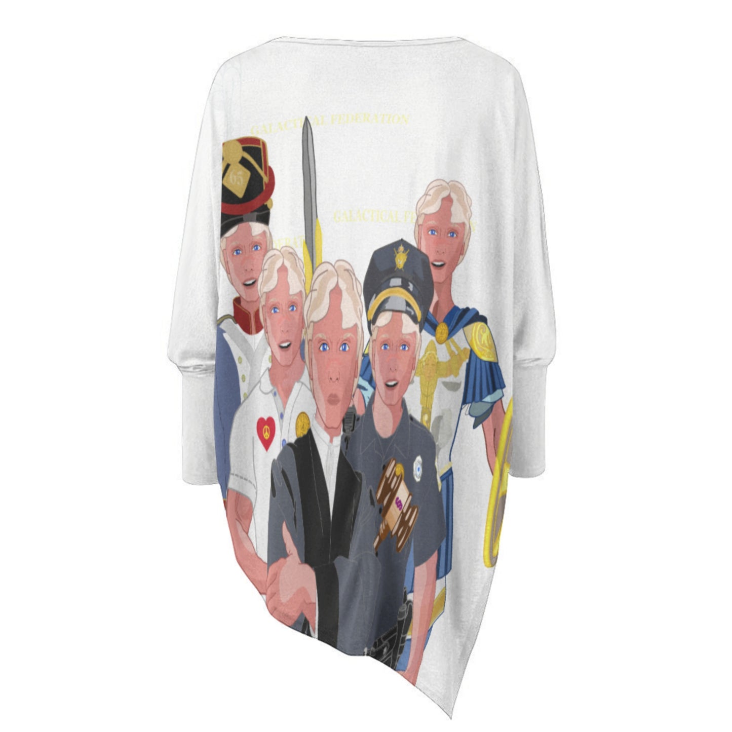 Pullover Long Sleeve GLOBAL FREEDOM UNITED© Archangel Michael Big2