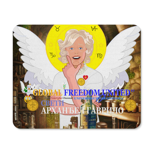 Mouse Pad GLOBAL FREEDOM UNITED© Archangel Gabriel Serbia