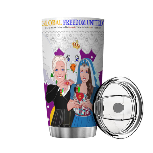 Tumbler GLOBAL FREEDOM UNITED© Women Afghanistan & USA Lilac2