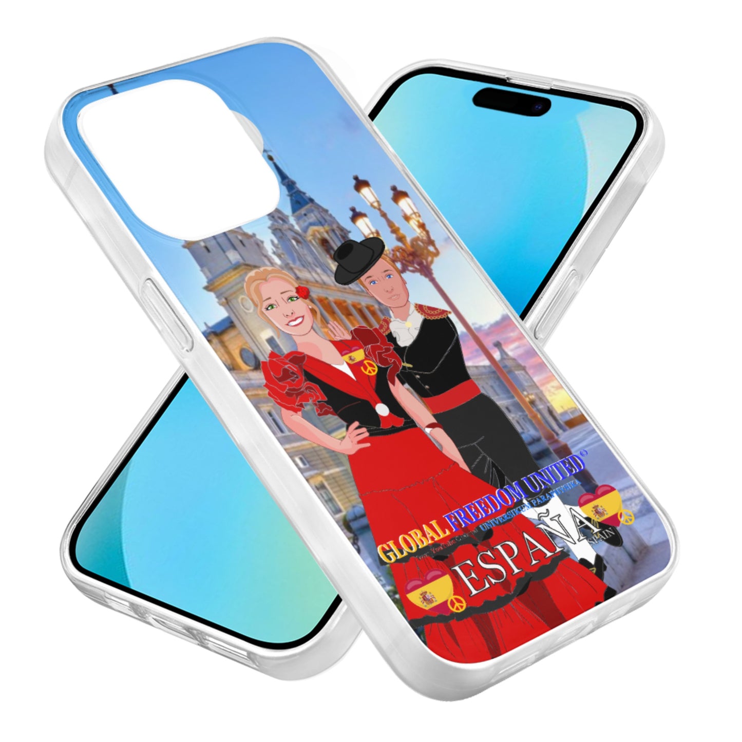 Phone Case GLOBAL FREEDOM UNITED© Couple Spain