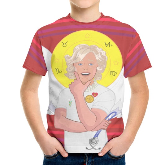 Kits T-shirt GLOBAL FREEDOM UNITED© Archangel Gabriel Arabic Red