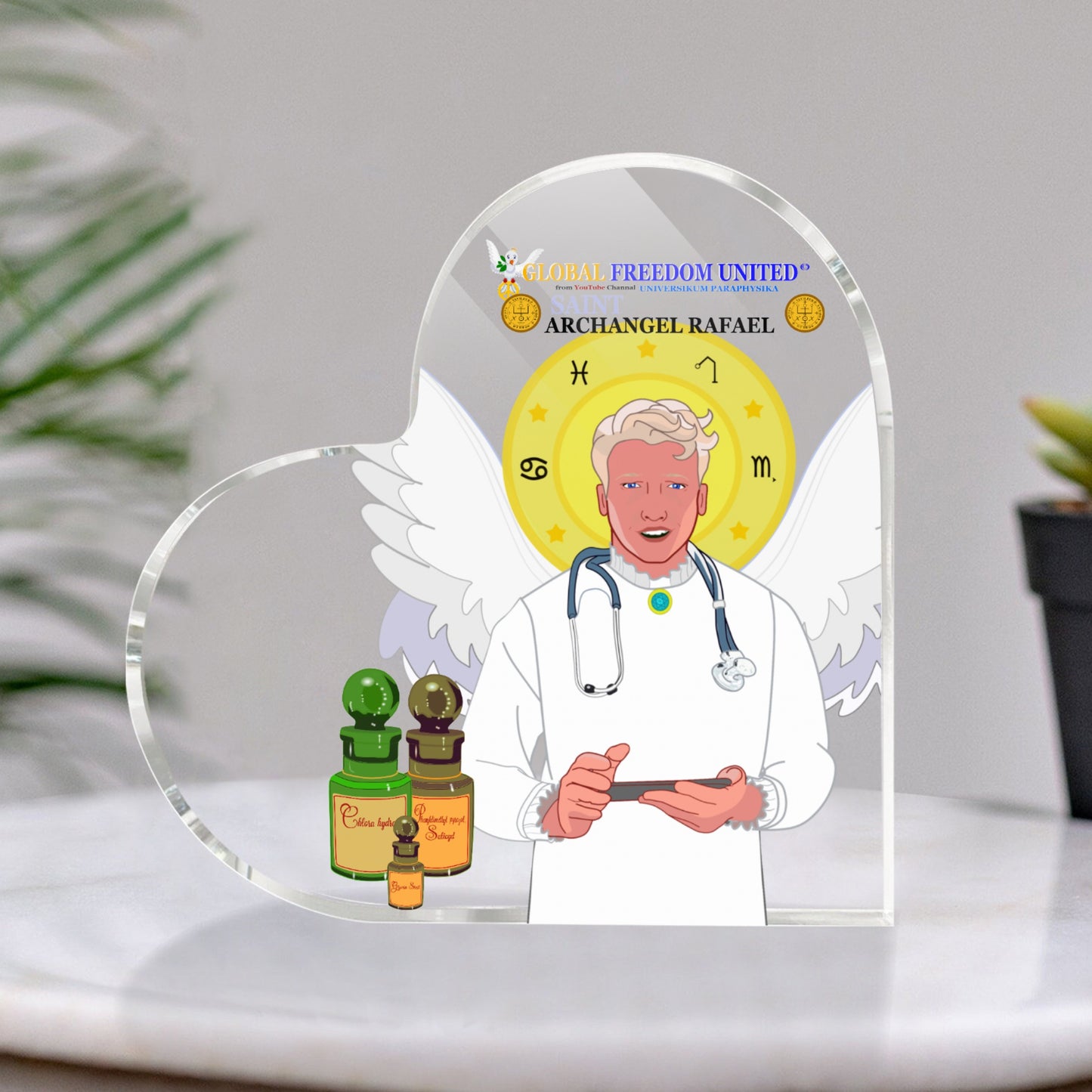 Acryl Heard GLOBAL FREEDOM UNITED© Archangel Rafael English