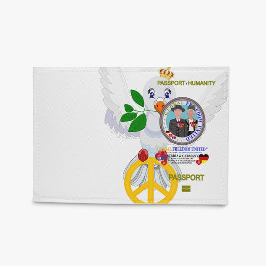Passport Cover  GLOBAL FREEDOM UNITED© Men Serbia & Germany