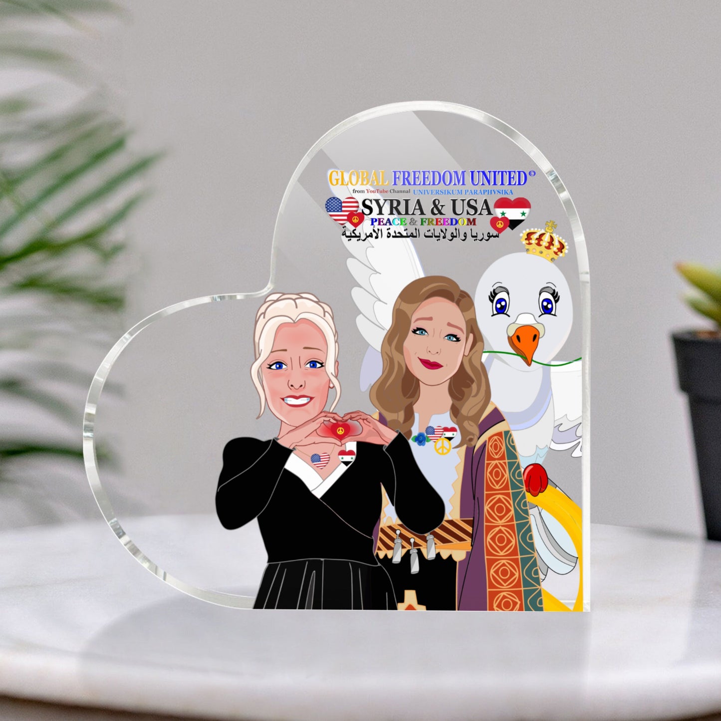 Acryl Heard Global Freedom United© Women Syria & Usa