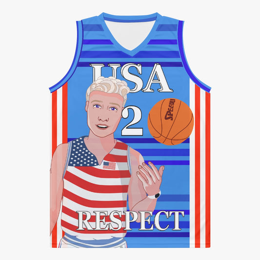 Basketball Jersey GLOBAL FREEDOM UNITED©  COUPLE EDITION USA V1 2