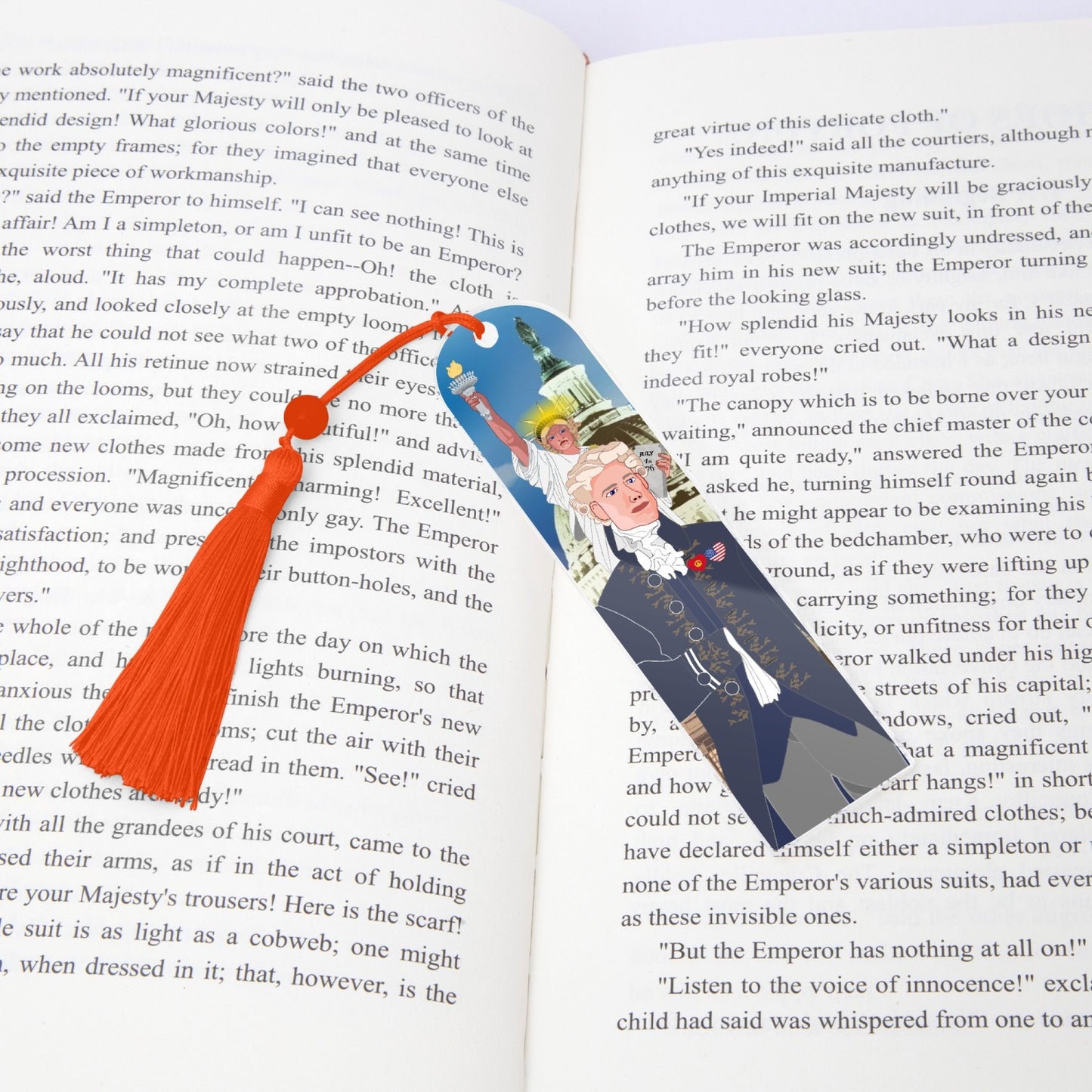 Acrylic Bookmark - Semicircle GLOBAL FREEDOM UNITED© USA BOY V3