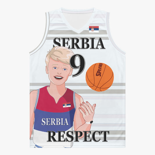 Basketball Jersey GLOBAL FREEDOM UNITED COUPLE EDITION SERBIA MEN V2 9