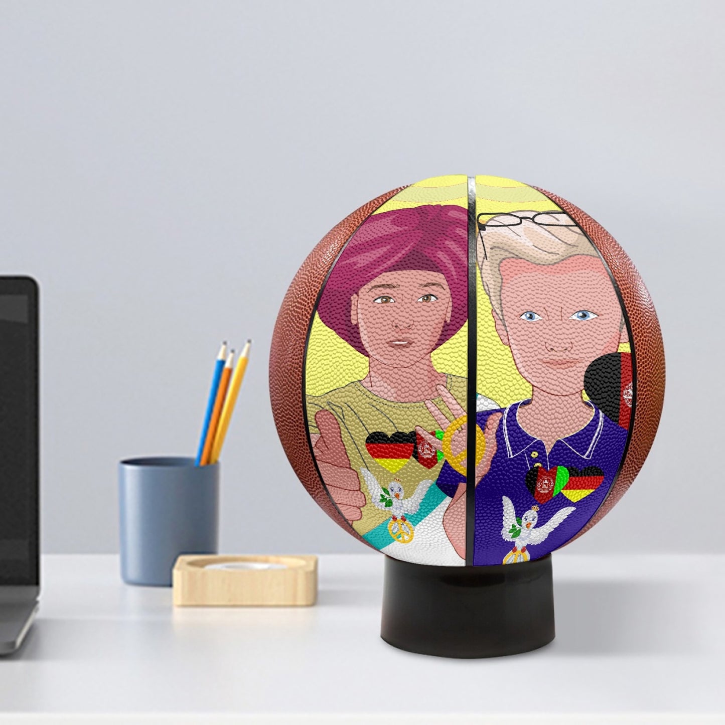 Basketball GLOBAL FREEDOM UNITED BOY AFGHANISTAN & GERMANY