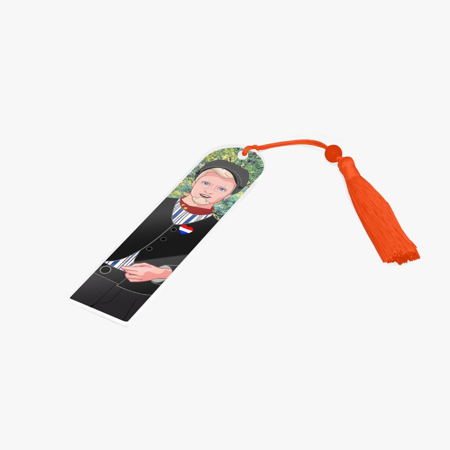 Acrylic Bookmark - Semicircle GLOBAL FREEDOM UNITED© NETHERLAND BOY