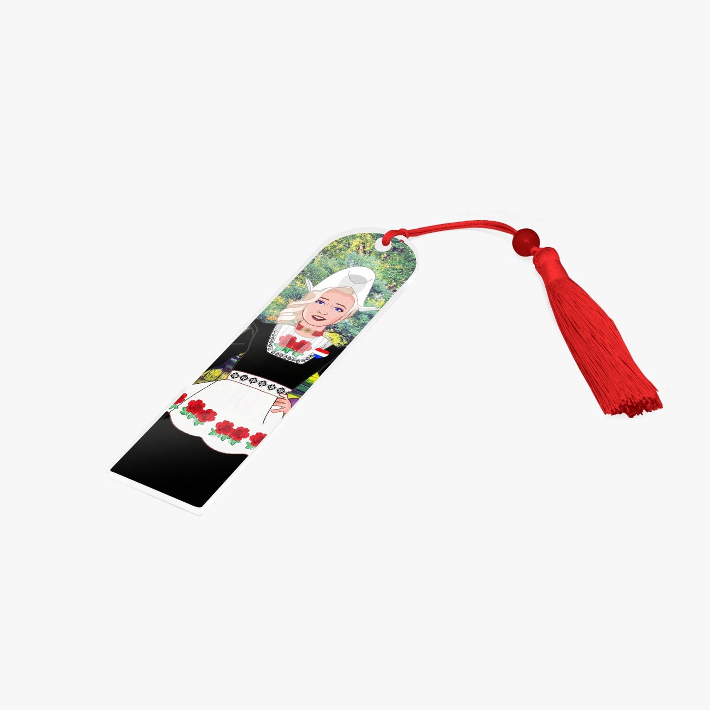 Acrylic Bookmark - Semicircle GLOBAL FREEDOM UNITED© NETHERLAND GIRLD