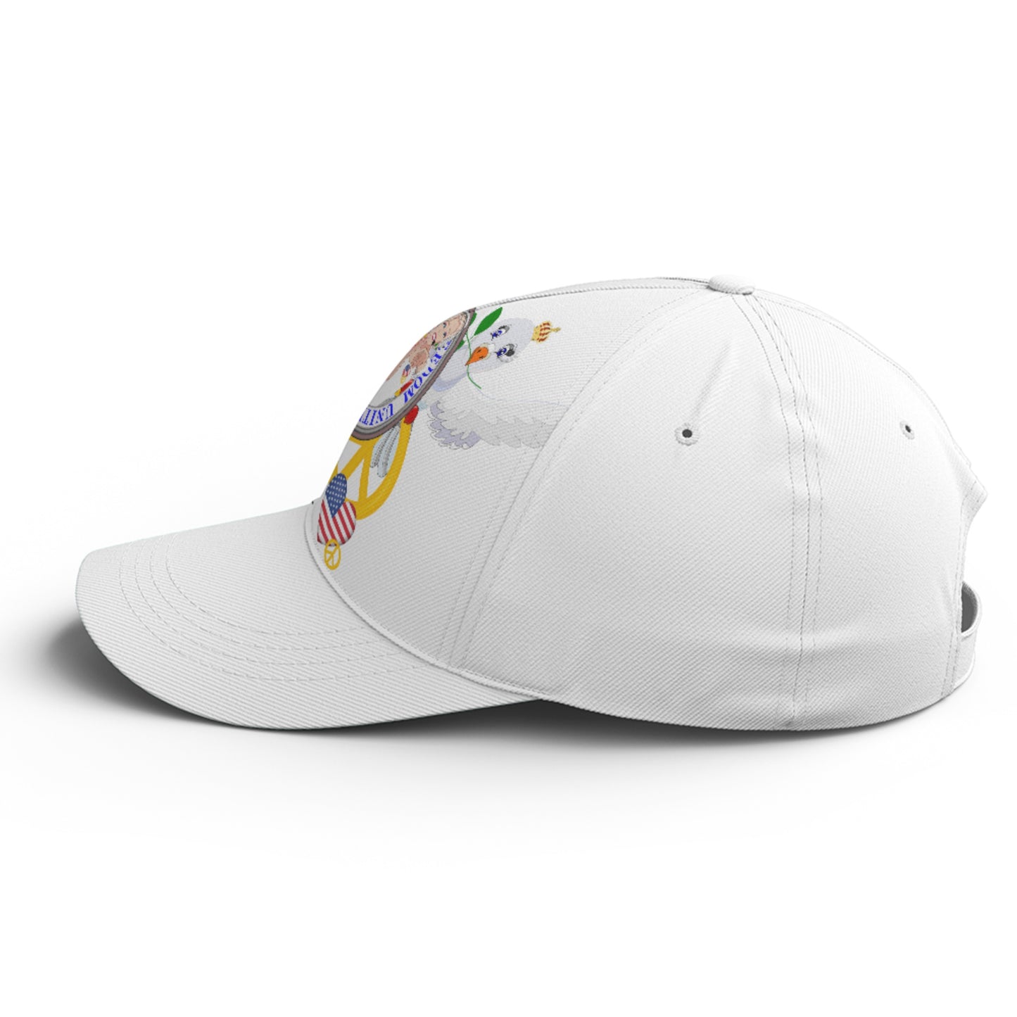 Baseball Cap GLOBAL FREEDOM UNITED© Couple USA Wight American