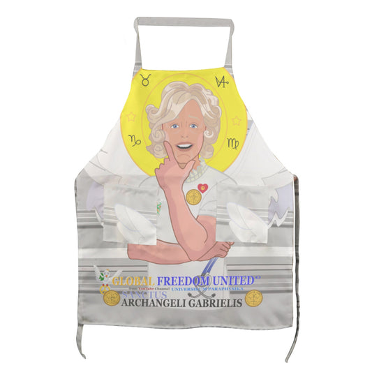 Apron GLOBAL FREEDOM UNITED© Archangel Gabriel Latin Grey