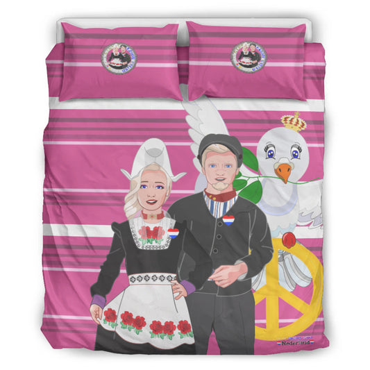 Bed Line GLOBAL FREEDOM UNITED© Couple Nederland Pink