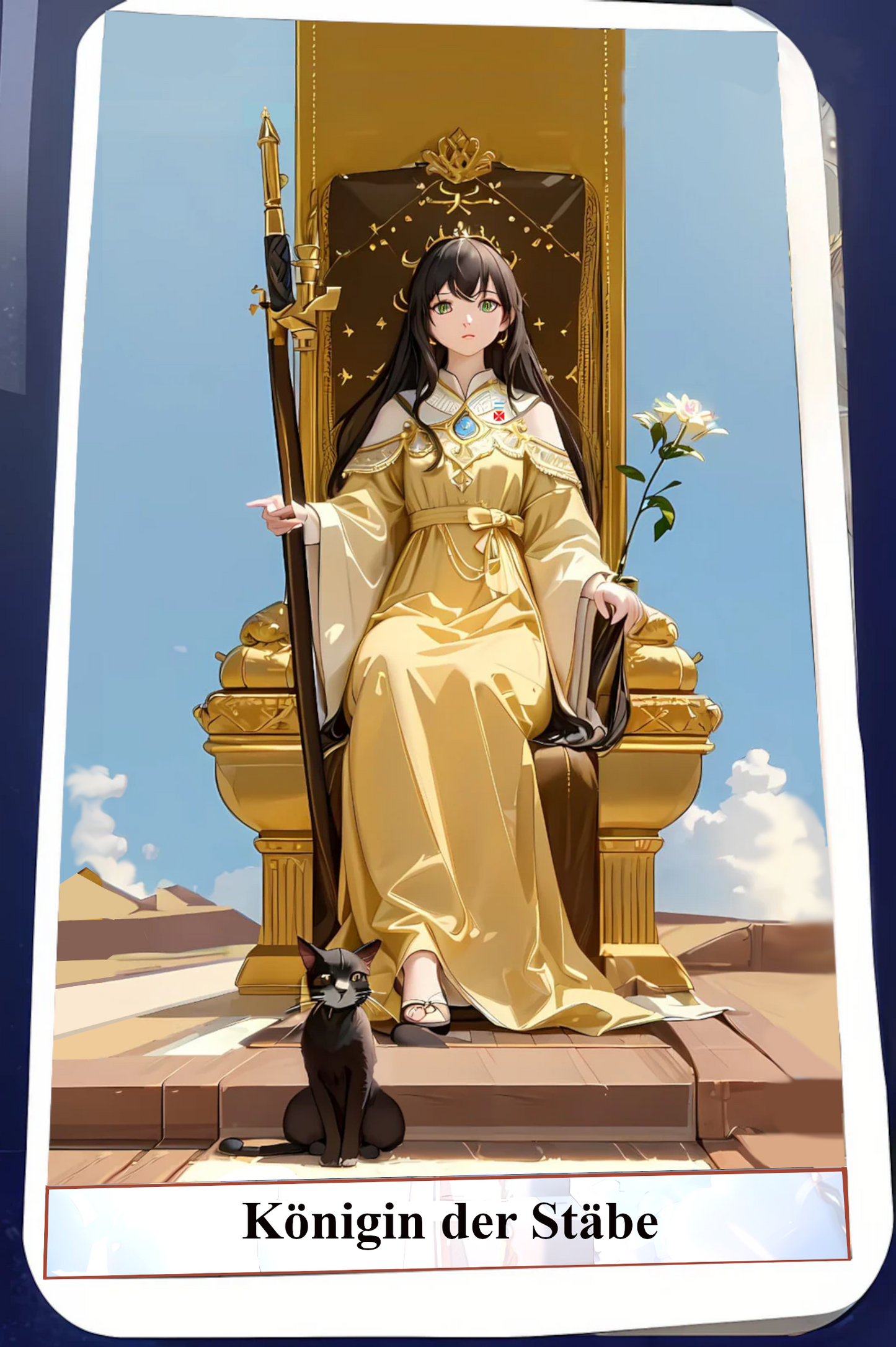 Kartendeck Tarot Anime Stäbe