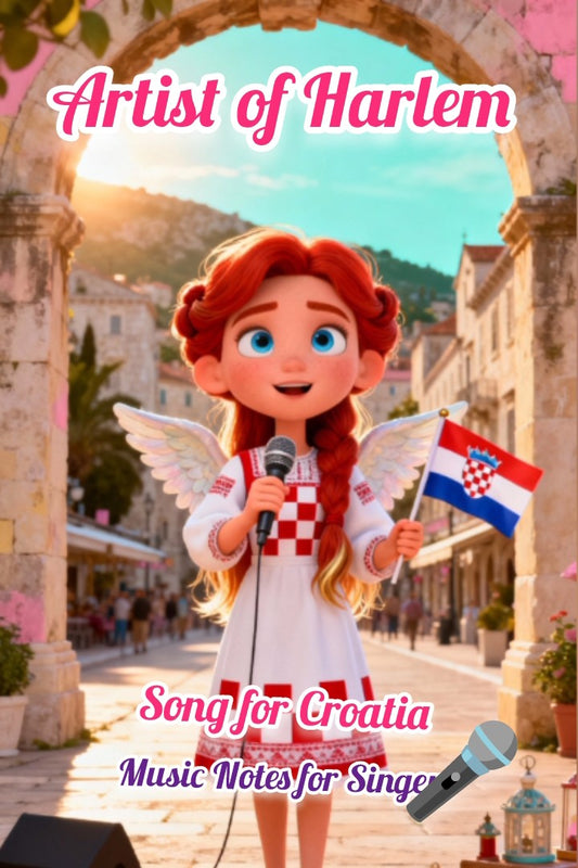 Music Notes Artist of Harlem© - Song for Croatia