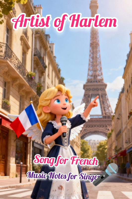 Music Notes Artist of Harlem© - Song for French (Ma France)