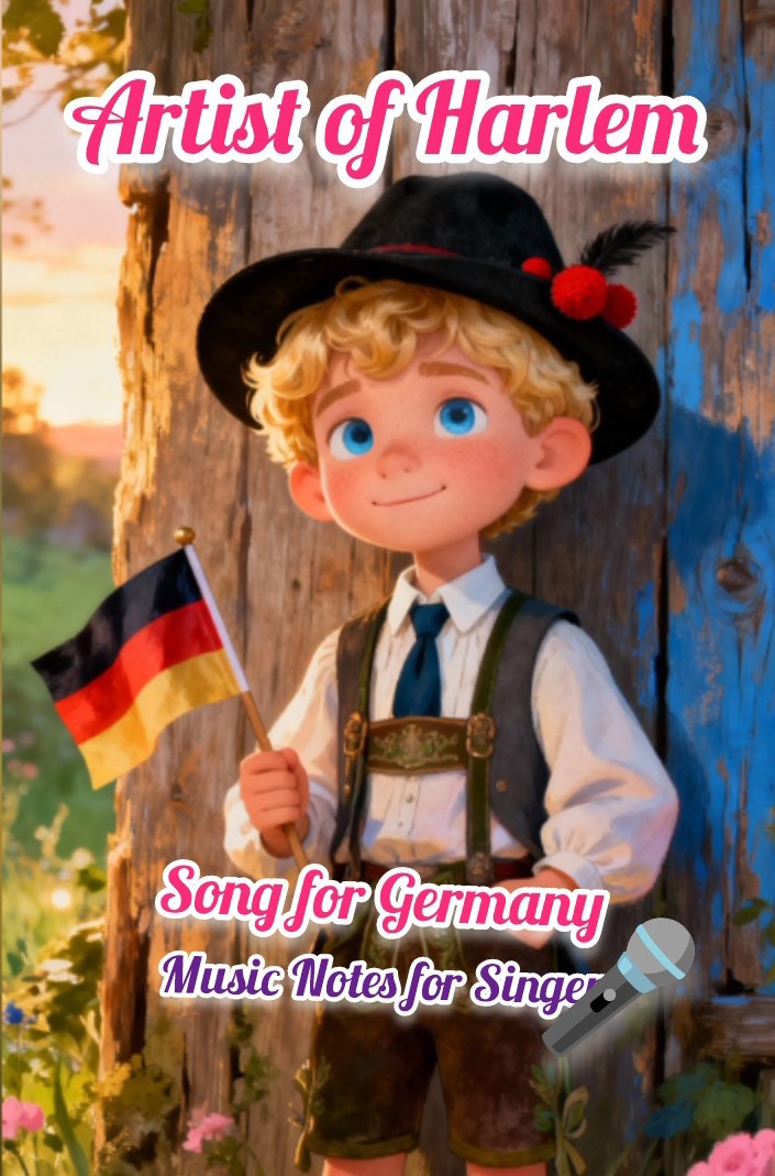 Music Notes Artist of Harlem© - Song for Germany