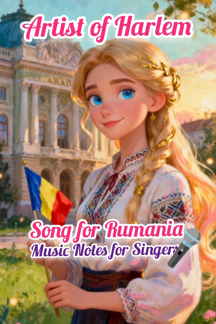 Music Notes Artist of Harlem© - Song for Rumenia