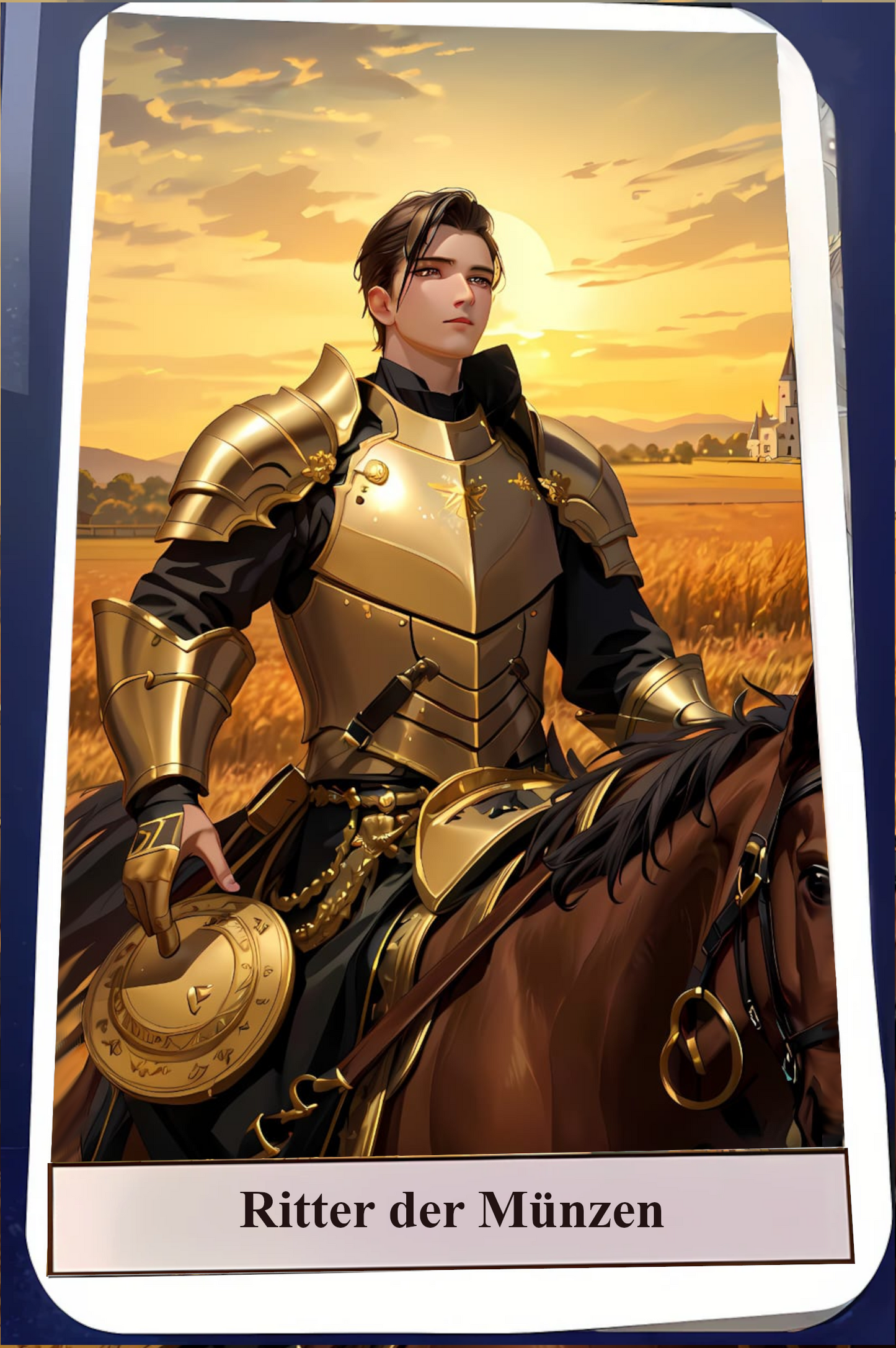 Kartendeck Tarot Anime Münzen